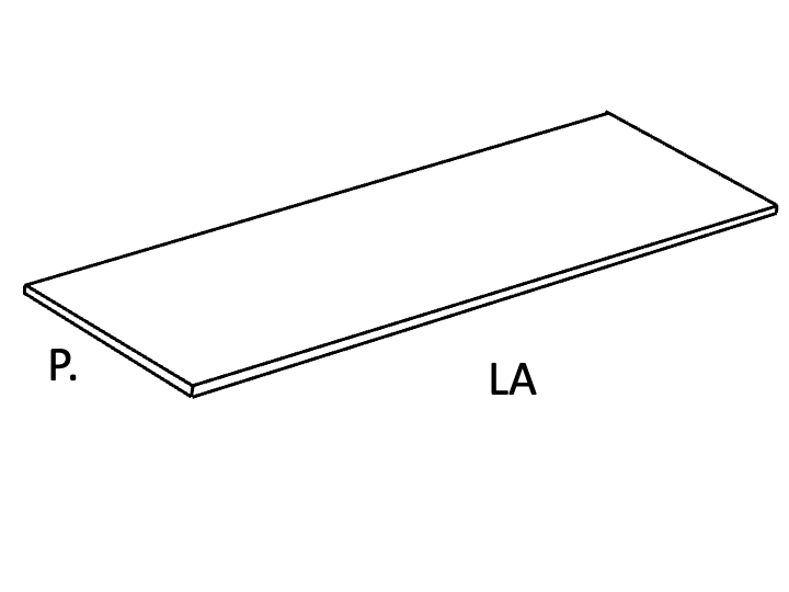 Plan vasque Design, fabrication sur mesure, Largeur 60 à 20 cm x Profondeur 40 à 60 cm, résine minérale ACRYSTONE® SOLID-SURFACE Finition lisse blanc mate, Livraison Offerte et Rapide.